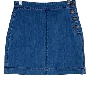 Harper Heritage Mini Y2K Style Denim Skirt Women Size L.